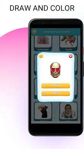 How To Draw And Color Anime 2021 online game with UptoPlay