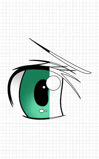 Play How to draw anime eyes step by step  and enjoy How to draw anime eyes step by step with UptoPlay
