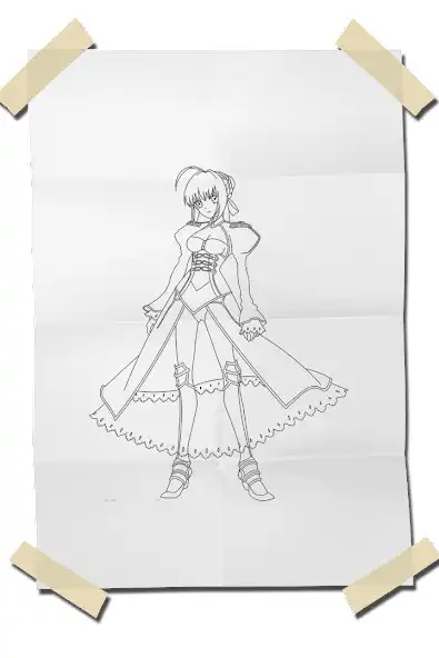 Play How to Draw Anime Fate as an online game How to Draw Anime Fate with UptoPlay