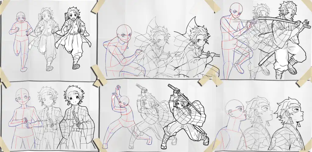 Play How to Draw Anime Tanjiro  and enjoy How to Draw Anime Tanjiro with UptoPlay