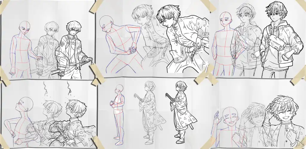 Play How to Draw Anime Zenitsu  and enjoy How to Draw Anime Zenitsu with UptoPlay