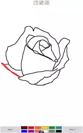 Play APK How to Draw A Rose Free  and enjoy How to Draw A Rose Free with UptoPlay com.inneractstudio.drawrosesfree