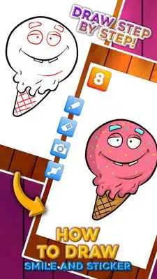 Play How To Draw a Smile and Sticker