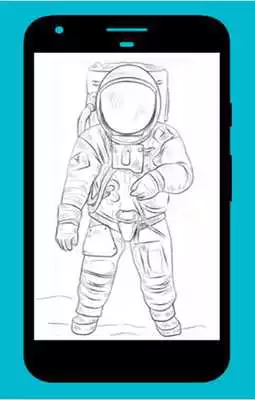 Play how to draw astronaut