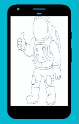 Play how to draw astronaut