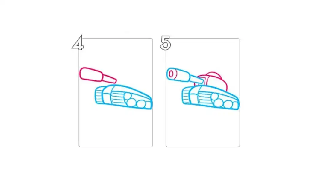 Play How to draw a tank as an online game How to draw a tank with UptoPlay