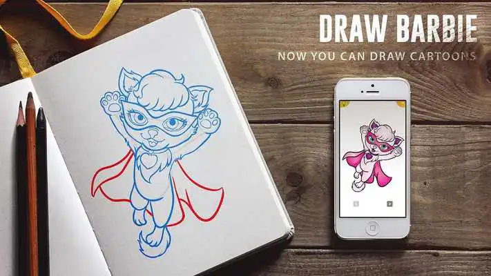Play How to Draw Barbie dolls