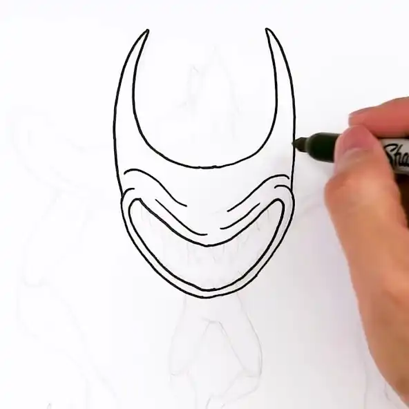 Play How to draw bendi as an online game How to draw bendi with UptoPlay