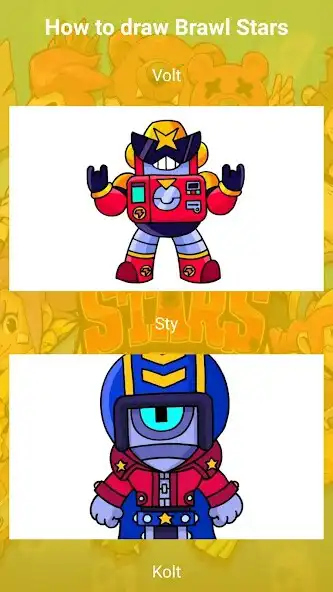 Play How to draw brawlers as an online game How to draw brawlers with UptoPlay