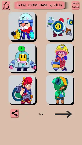 Play Howto Draw BrawlStar Character  and enjoy Howto Draw BrawlStar Character with UptoPlay