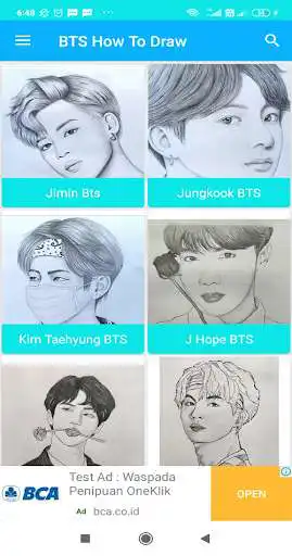Play How To Draw BTS All Member  and enjoy How To Draw BTS All Member with UptoPlay
