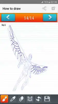 Play how to draw Captain America