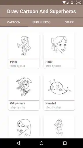 Play How To Draw Cartoon And Superheros as an online game online How To Draw Cartoon And Superheros with UptoPlay com.sandy.bestdrawcartooncharacter Play How To Draw Cartoon And Superheros as an online game How To Draw Cartoon And Superheros with UptoPlay