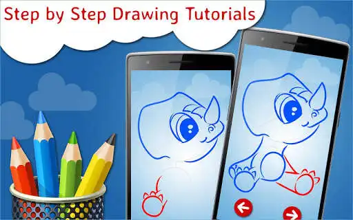 Play How to Draw Chibi Animals Step by Step Drawing App