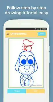 Play How to Draw Chibi Animals Step by Step Drawing App