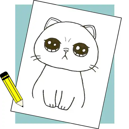 Play How to draw Cute Cat as an online game How to draw Cute Cat with UptoPlay