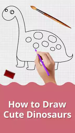 Play How to Draw Cute Dinosaurs  and enjoy How to Draw Cute Dinosaurs with UptoPlay