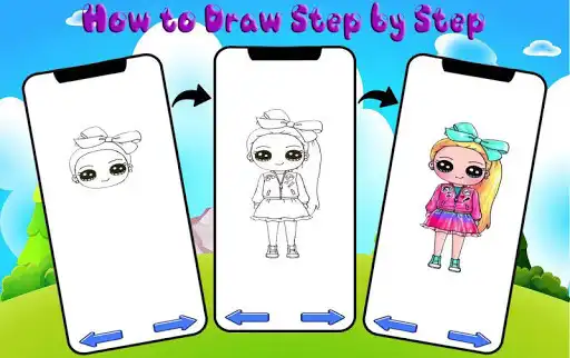 Play How to Draw Cute Famous Celebrity - Learn Drawing  and enjoy How to Draw Cute Famous Celebrity - Learn Drawing with UptoPlay