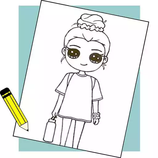 Play How To Draw Cute Girl as an online game How To Draw Cute Girl with UptoPlay