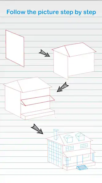 Play How To Draw Cute House as an online game How To Draw Cute House with UptoPlay