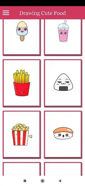 Play How To Draw Cute Kawaii Food as an online game How To Draw Cute Kawaii Food with UptoPlay
