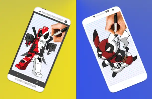 Play How to draw DeadPool