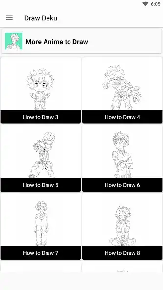 Play How to Draw Deku Hero Academia  and enjoy How to Draw Deku Hero Academia with UptoPlay