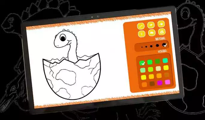 Play How To Draw Dinosaur Coloring Game