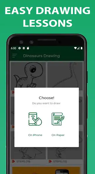 Play How To Draw Dinosaurs Easy as an online game How To Draw Dinosaurs Easy with UptoPlay