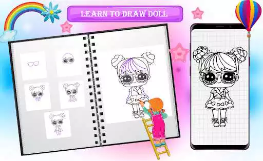 Play How to draw dolls  and enjoy How to draw dolls with UptoPlay