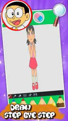 Play How to Draw Doraemon anime Play How to Draw Doraemon anime