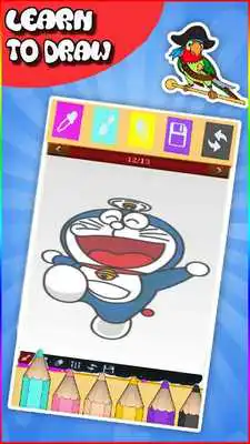 Play How to Draw Doraemon anime Play How to Draw Doraemon anime