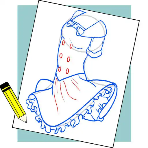 Play How To Draw Dress as an online game How To Draw Dress with UptoPlay