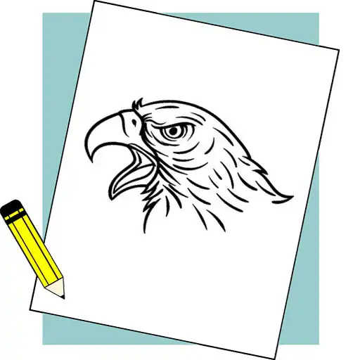 Play How To Draw Eagle as an online game How To Draw Eagle with UptoPlay