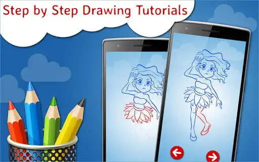 Play How to Draw Fairies step by step Drawing App  and enjoy How to Draw Fairies step by step Drawing App with UptoPlay
