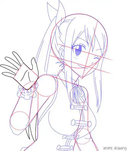 Play How To Draw Fairy Tail - Head as an online game How To Draw Fairy Tail - Head with UptoPlay