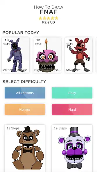 Play How To Draw Five step by step  and enjoy How To Draw Five step by step with UptoPlay
