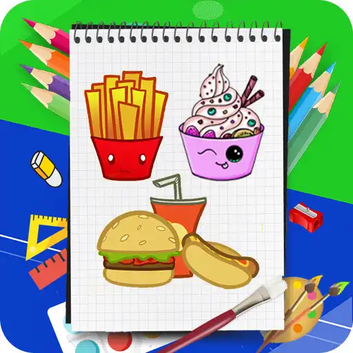 Play How To Draw Food Items Step By Step APK