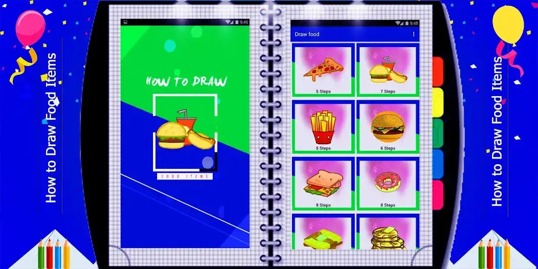 Play How To Draw Food Items Step By Step  and enjoy How To Draw Food Items Step By Step with UptoPlay