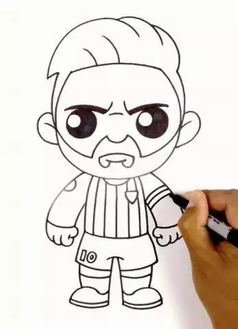 Play How to Draw Football Player as an online game How to Draw Football Player with UptoPlay