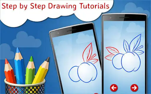 Play How to Draw Fruits Step by Step Drawing App as an online game How to Draw Fruits Step by Step Drawing App with UptoPlay