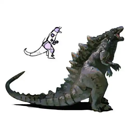 Play How to draw Godzilla manual APK