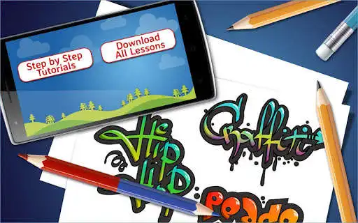 Play How to Draw Graffiti: Drawing lessons  tutorial as an online game How to Draw Graffiti: Drawing lessons  tutorial with UptoPlay