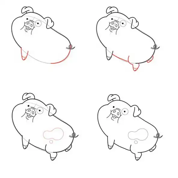 Play How to draw Gravity Falls as an online game How to draw Gravity Falls with UptoPlay