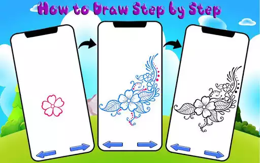 Play How to Draw Henna - Learn Drawing  and enjoy How to Draw Henna - Learn Drawing with UptoPlay