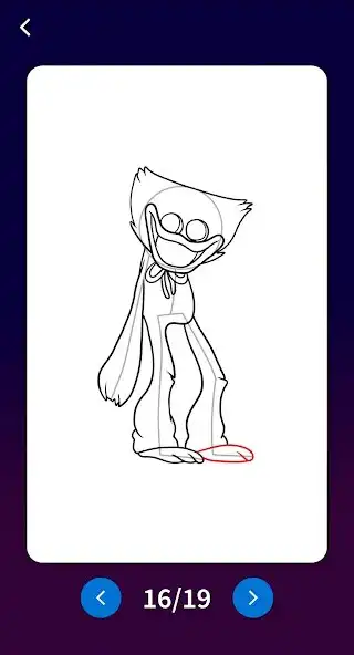 Play How to Draw Huggi Horror  and enjoy How to Draw Huggi Horror with UptoPlay