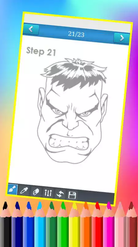 Play How to Draw Hulk Easy Step