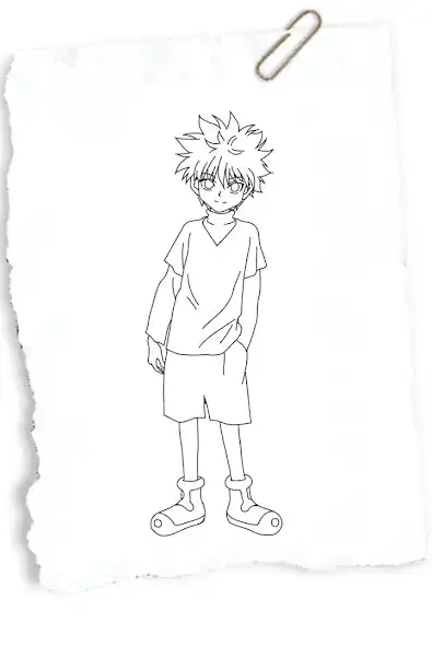 Play How  to Draw HxH Characters as an online game How  to Draw HxH Characters with UptoPlay