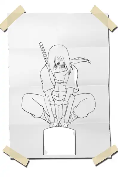 Play How to Draw Itachi Uchiha as an online game How to Draw Itachi Uchiha with UptoPlay