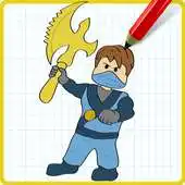 Free play online How to Draw Jay Blue NinjaGo APK